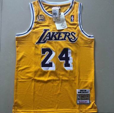#24 Kobe Bryant NBA Lakers 60 anniversary jersey