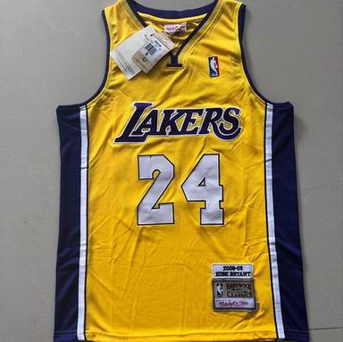 #24 Kobe Bryant NBA Lakers yellow jersey