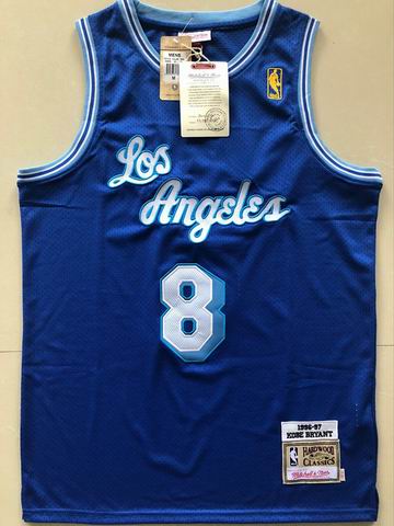 #8 Kobe Bryant NBA Los Angeles blue jersey