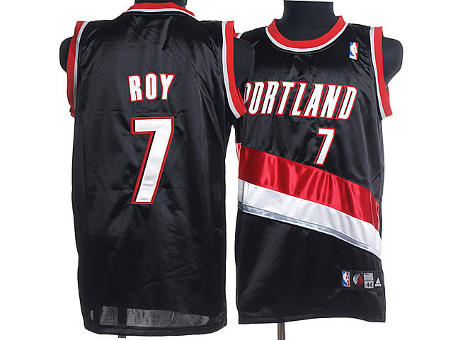 NBA Portland Trail Blazers #7 Brandon Roy Black Jersey