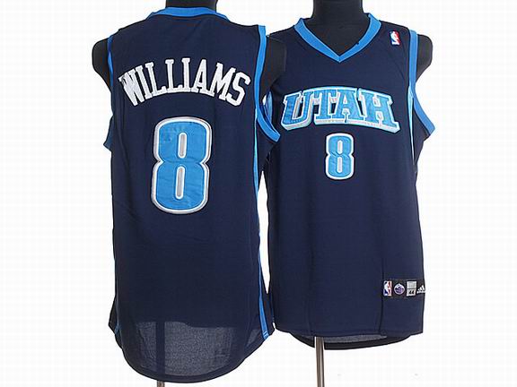 
NBA Utah Jazz #8 Deron Williams Swingman blue jersey