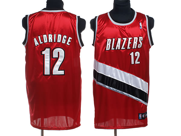 NBA Portland Trail Blazers #12 LaMarcus Aldridge Red Jersey