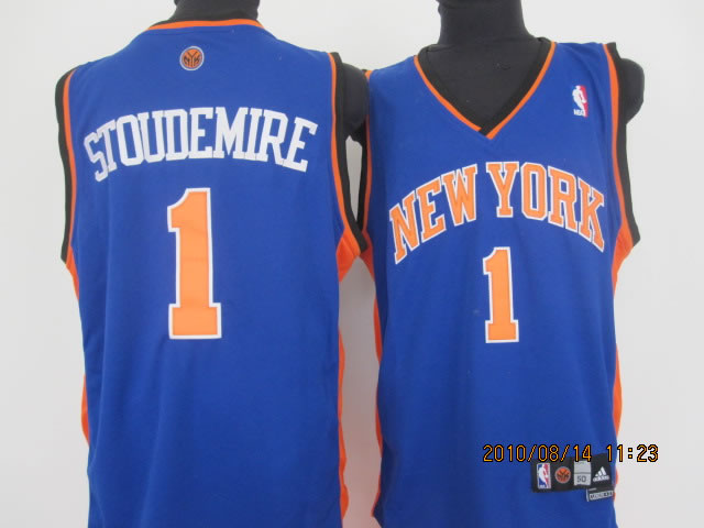 NBA New York Knicks #1 Amar'e Stoudemire blue Jersey