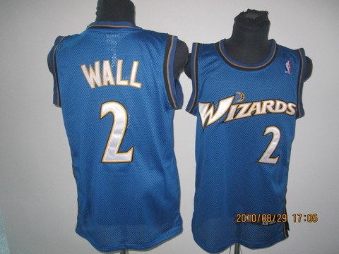 NBA Washington Wizards #2 John Wall blue Jersey
