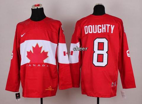 2014 NHL Winter Olympic Team Canada #8 Doughty Red jersey