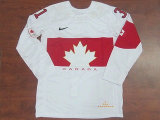 2014 Winter Olympics Team Canada #31 Carey Price White Jersey