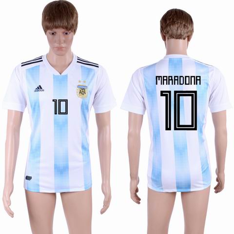 2018-2019 Argentina Home Football Shirt #10