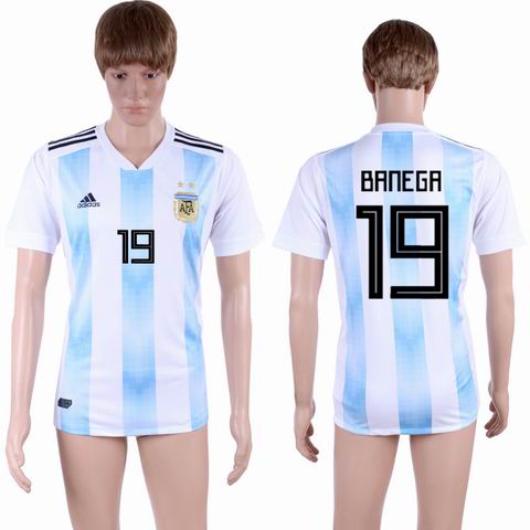 2018-2019 Argentina Home Football Shirt #19