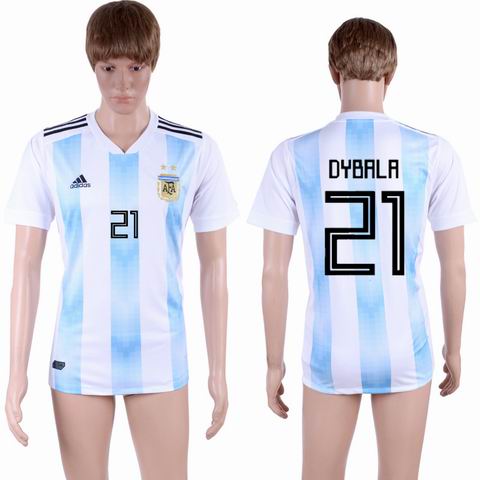 2018-2019 Argentina Home Football Shirt #21