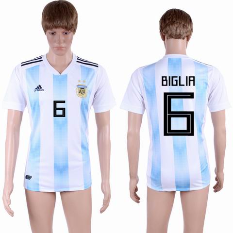 2018-2019 Argentina Home Football Shirt #6