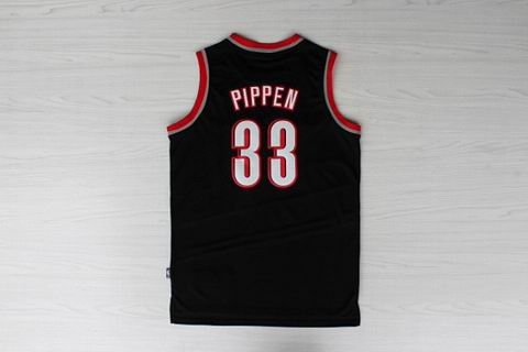 33 Pippen Portland Trail Blazers black jersey