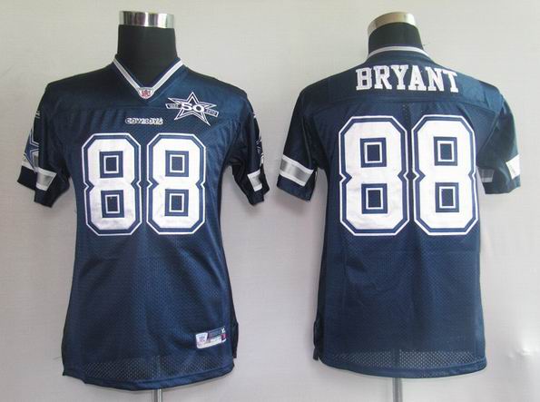 NFL Dallas Cowboys 88 Bryant blue Youth Jersey