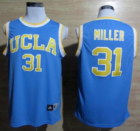Addidas UCLA Bruins Miller 31 Blue College Basketball Jersey