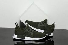 Adidas Boost NMD shoes olive green