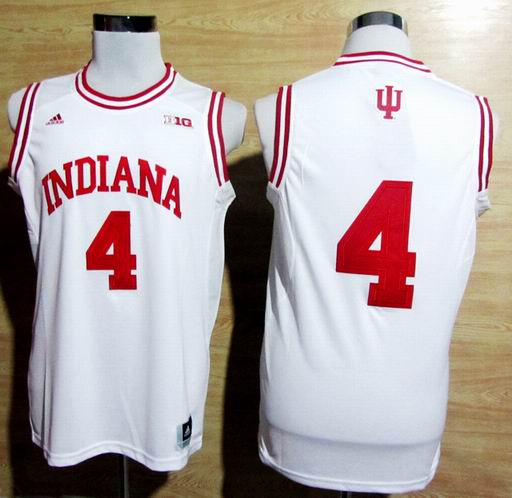 Adidas Indiana Hoosiers Victor Oladipo 4 NCAA Basketball Authentic Jerseys - White
