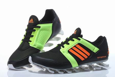 Adidas Springblade VIII shoes black green orange