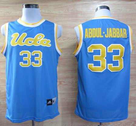 Adidas UCLA Bruins Kareem Abdul-Jabbar 33 College Basketball Jerseys - Blue