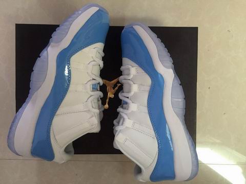 Air Jordan 11 retro shoes AAAAA perfect quality white blue