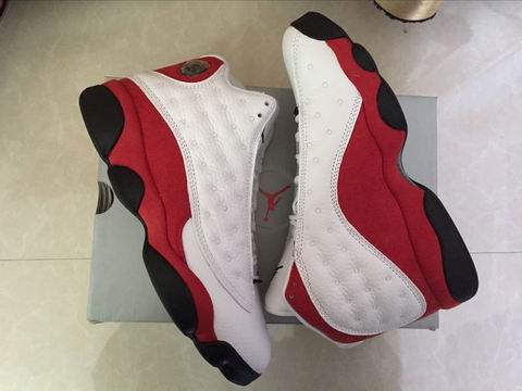Air Jordan 13 retro shoes AAAAA perfect quality white red