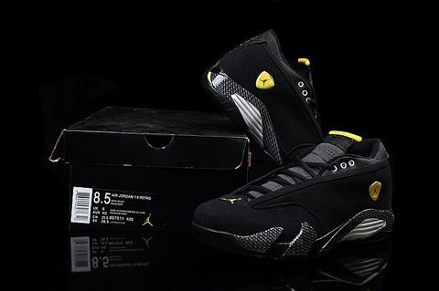 Air Jordan 14 retro shoes black