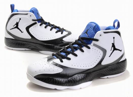 Air Jordan 2012 Shoes black white blue