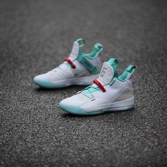 Air Jordan 33 shoes white jade