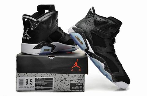 Air Jordan 6 shoes black