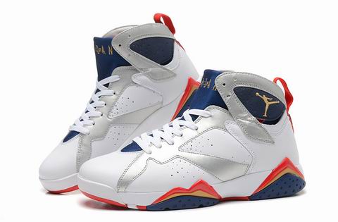 Air Jordan 7 shoes AAAAA perfect quality white blue red