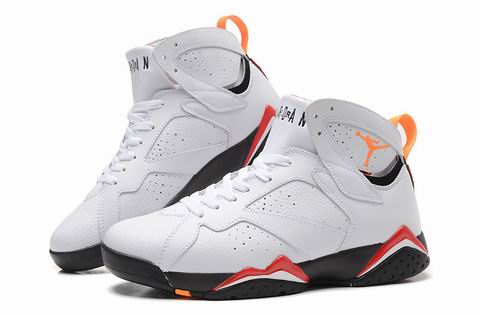 Air Jordan 7 shoes AAAAA perfect quality white orange red