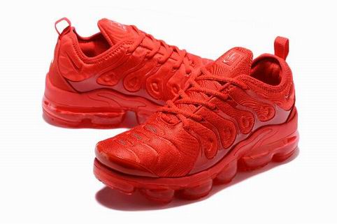 Air VaporMax Plus shoes all red