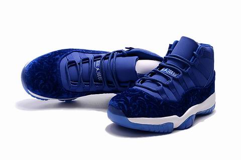 Air jordan 11 retro shoes Velvet Heiress Blue