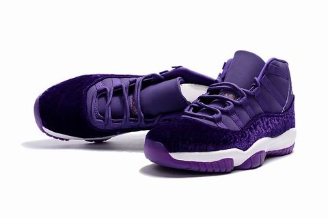 Air jordan 11 retro shoes Velvet Heiress purple