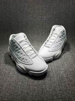 Air jordan 13 retro shoes AAAAA perfect quality all white