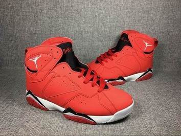Air jordan 7 retro shoes red