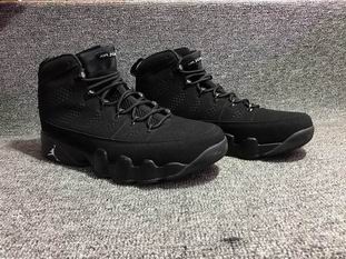 Air jordan 9 retro shoes black