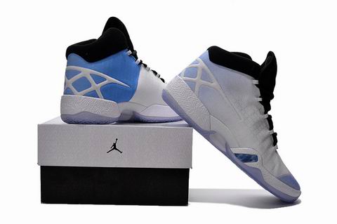 Air jordan XXX shoes white blue