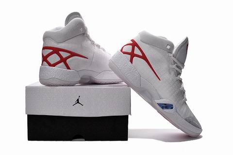 Air jordan XXX shoes white red
