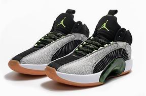Air jordan XXXV shoes black grey green