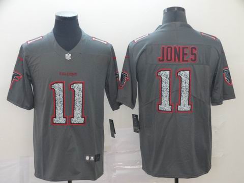 Atlanta Falcons #11 Jones grey fashion static jersey
