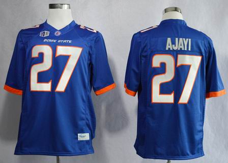Boise State Broncos Jay Ajayi 27 College Football Jerseys-Blue