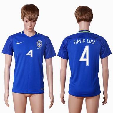 Brazil away Thai Version #4 David Luiz