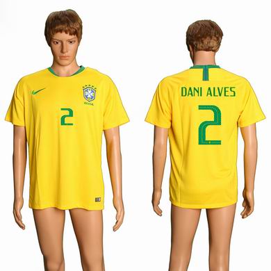 Brazil home #2 DANI ALVES Thai Version