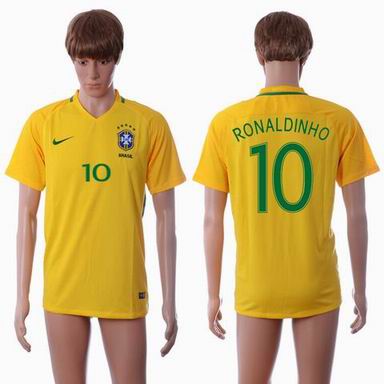 Brazil home Thai Version #10 Ronaldinho