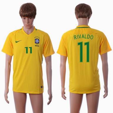 Brazil home Thai Version #11 Rivaldo