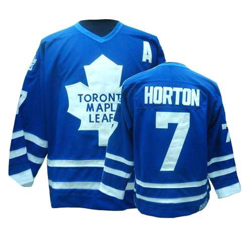 CCM Toronto Maple Leafs #7 Tim Horton Throwback Blue NHL Jersey