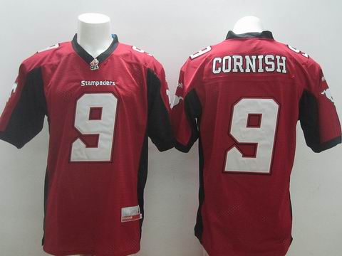 CFL Calgary Stampeders #9 Jon Cornish red jersey