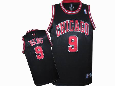 Chicago Bulls #9 Luol Deng Black Jersey