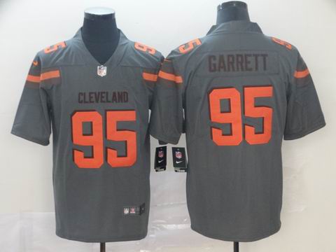 Cleveland Browns #95 GARRETT grey interverted jersey