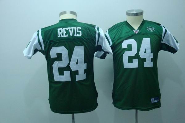 NFL New York Jets 24 Revis Green Youth jersey