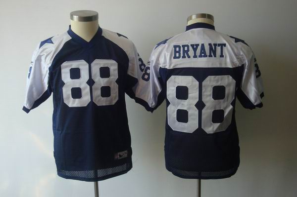 NFL Dallas Cowboys 88 Bryant thanksgiving blue Youth Jersey